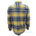 Chemise à plaid décontractée à flanelle épaisse vintage personnalisée